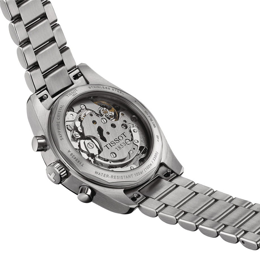 Часы Tissot PRS 516 Mechanical Chronograph T149.459.21.051.00 — металл сталь, нержавеющая сталь