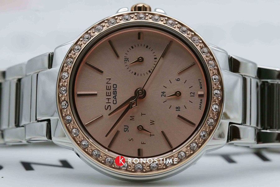 Часы Casio Sheen SHE-3069SG-4AUDF — кварцевые, Япония, женские