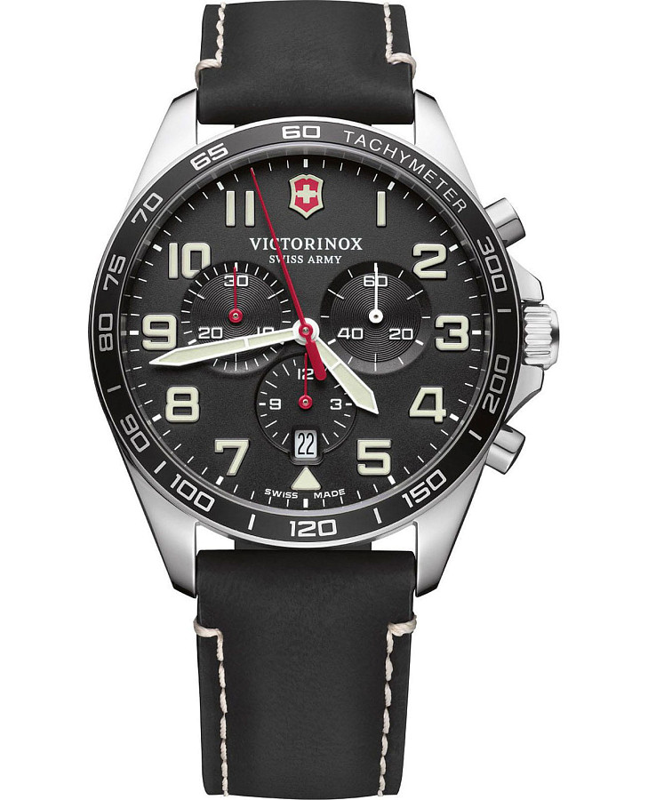 Часы Victorinox Fieldforce Chronograph 241852 — мужские, черный