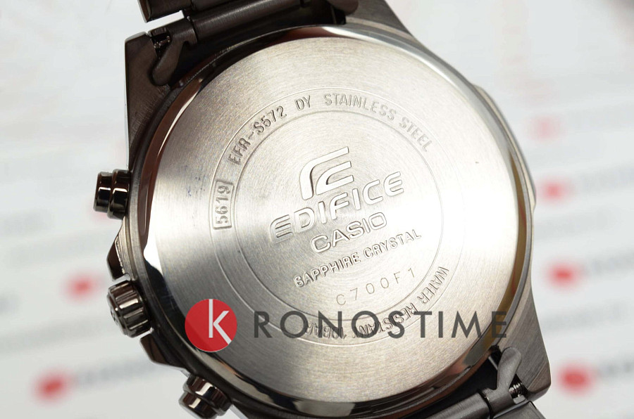 Часы Casio Edifice EFR-S572DC-1A — кварцевые, Япония, мужские