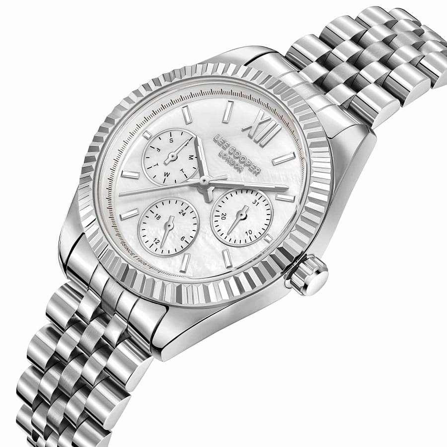 Часы Lee Cooper LC08148.320 — кварцевые, металл суперметалл