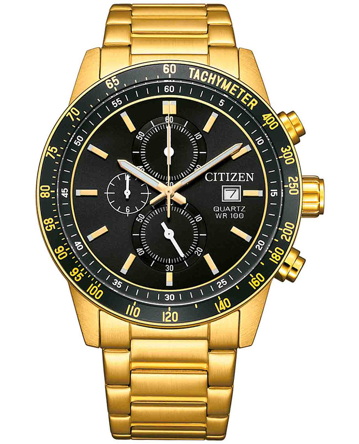 Часы Citizen Chronograph AN3682-54E — мужские, черный