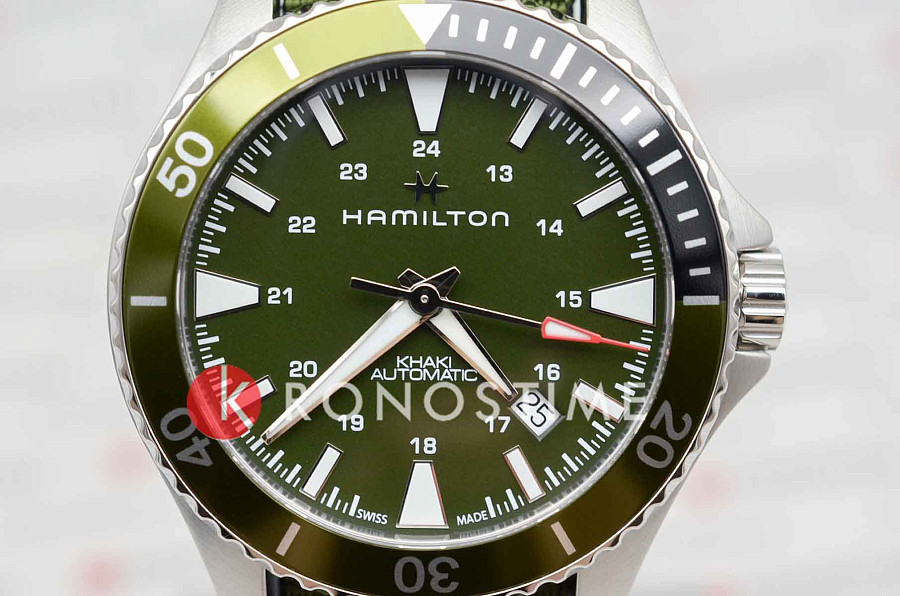 Часы Hamilton Khaki Navy Scuba Auto H82375961 — сталь металл, Швейцария