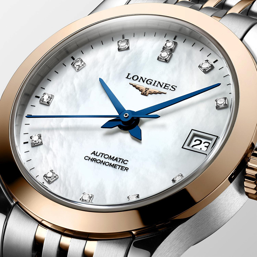 Часы Longines Record Collection L2.320.5.87.7 — Швейцария, механические