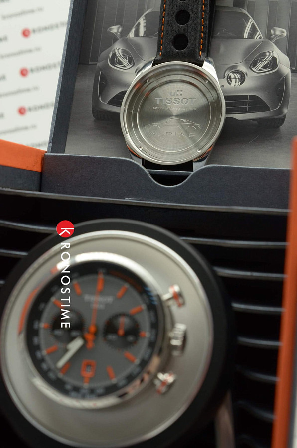 Часы Tissot Alpine On Board Automatic Chronograph T123.427.16.081.00 — черный, Швейцария