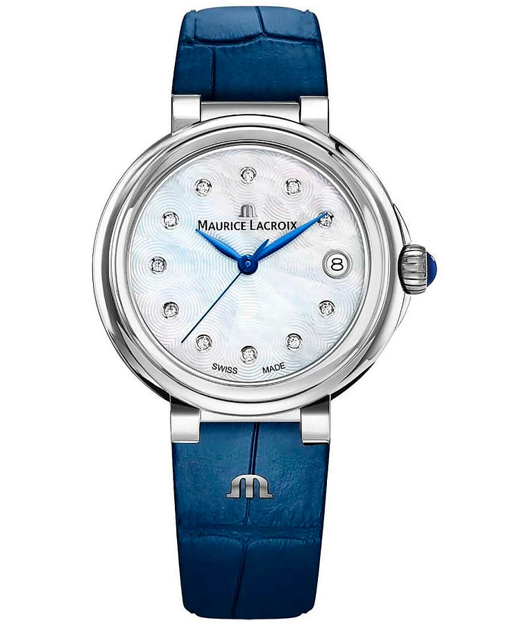 Часы Maurice Lacroix FIABA Date FA1007-SS001-170-1 — женские, серебристый