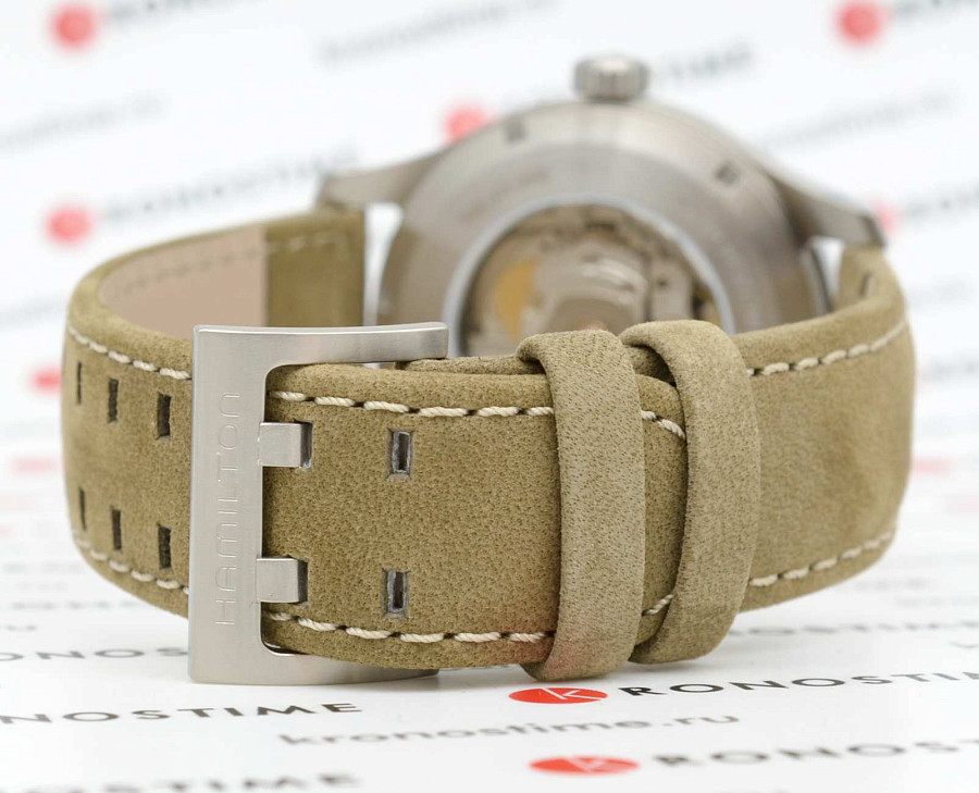 Часы Hamilton Khaki Field Titanium Auto H70545550 — Швейцария, механические