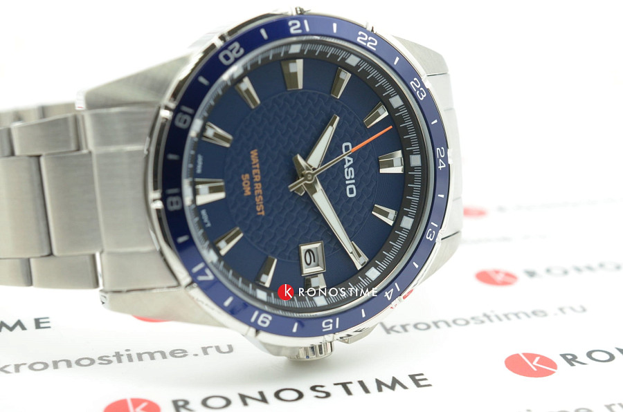 Часы Casio MTP-1290D-2A — кварцевые, латунь металл