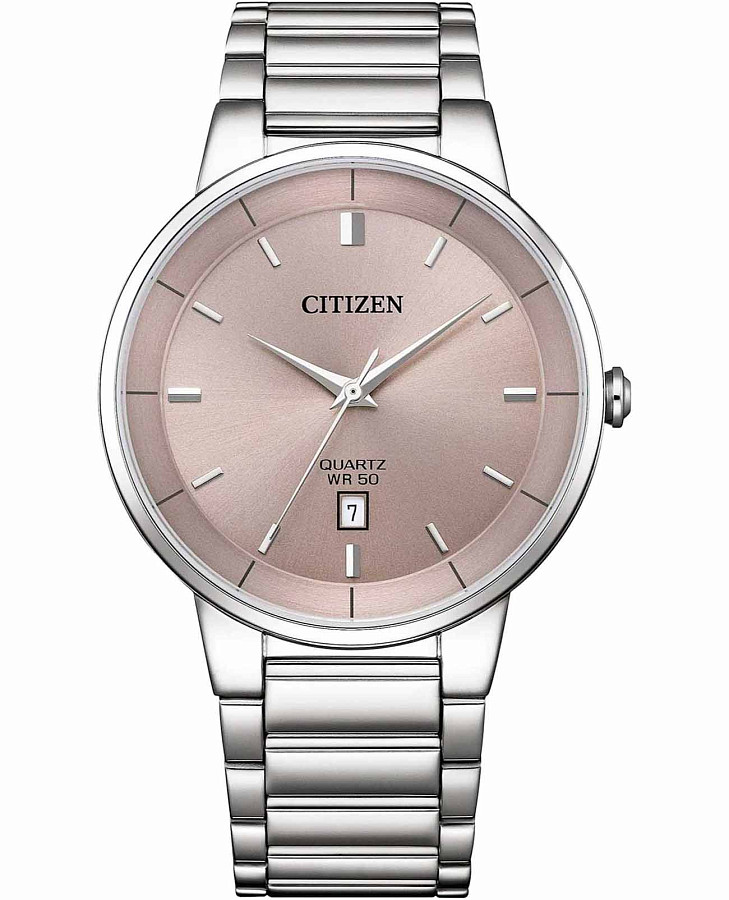Часы Citizen Classic BI5120-51Z — мужские, розовый