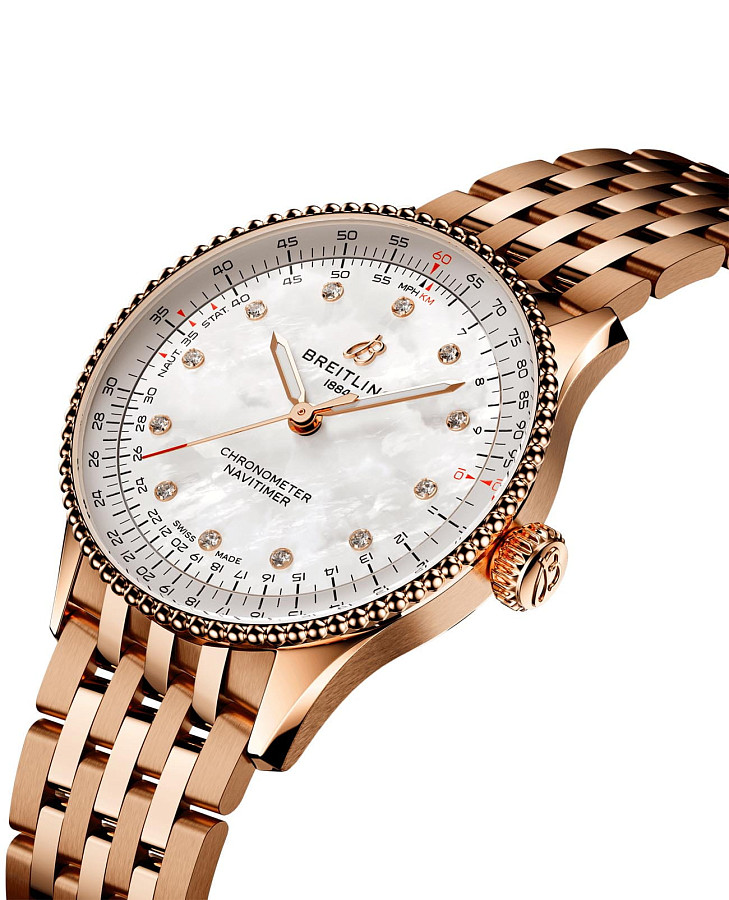 Часы Breitling Navitimer Automatic 36 R17327211A1R1 — золото металл, Швейцария