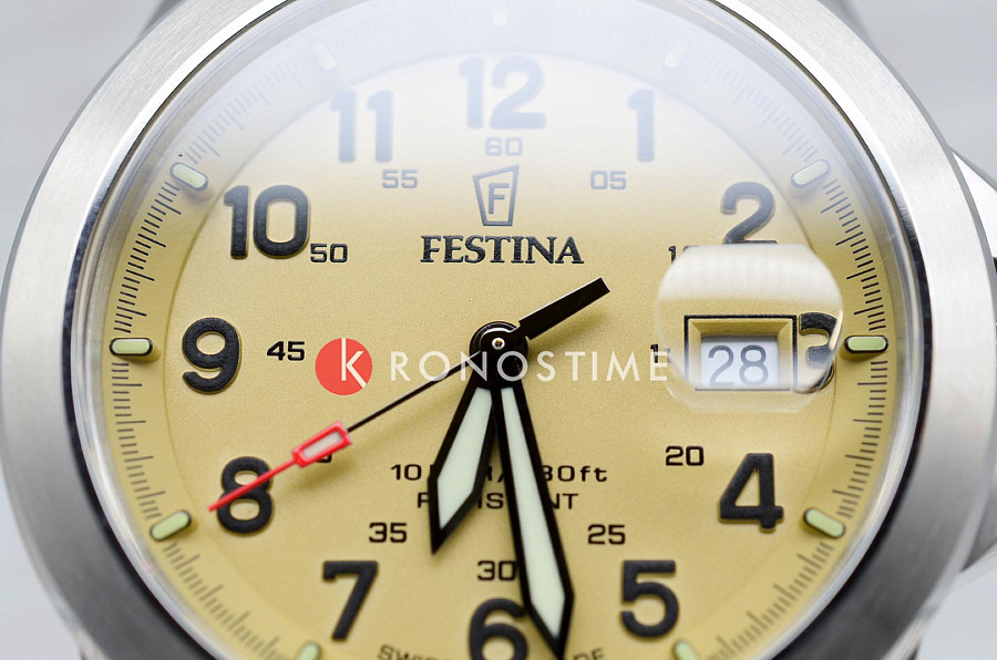 Часы Festina Swiss Made F20081/1 — нержавеющая сталь, мужские