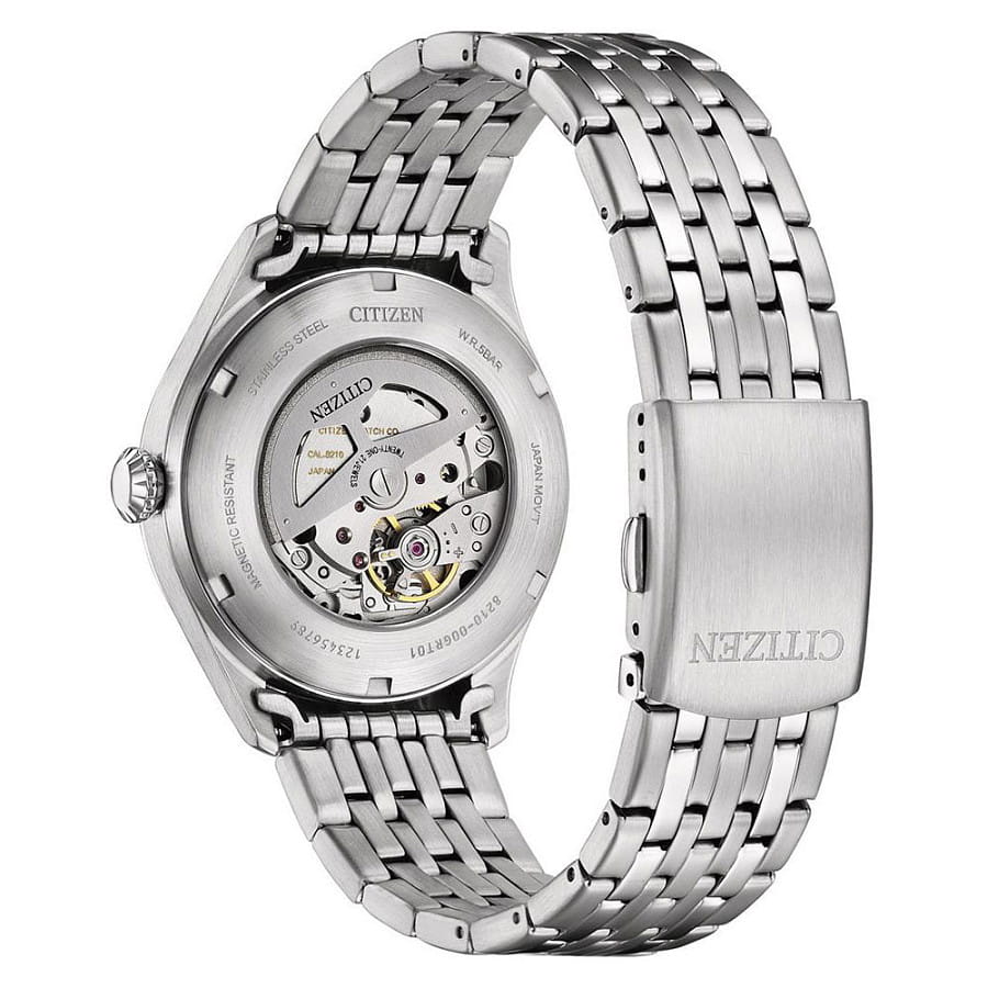 Часы Citizen Automatic NJ0240-55X — механические, металл сталь