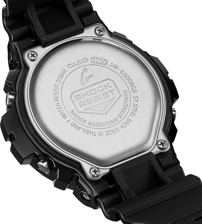 Часы Casio G-Shock DW-6900RGB-1DR (DW-6900RGB-1) — пластик, Япония