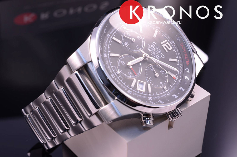 Часы Casio Edifice EF-500D-1A — кварцевые, Япония, мужские