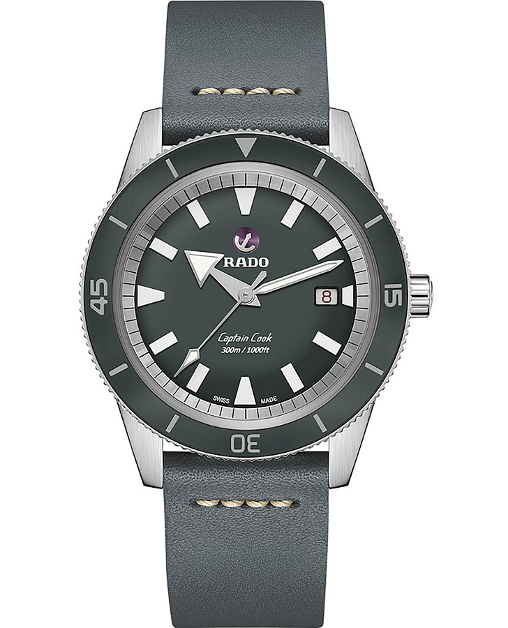 Часы Rado Captain Cook Automatic R32105103 — механические, сталь керамика металл