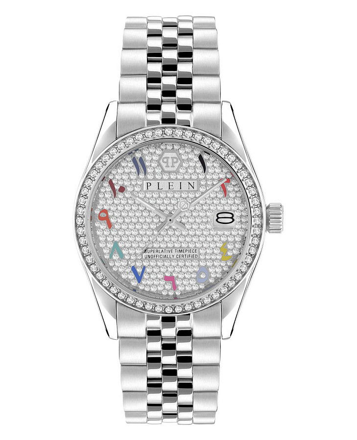 Часы Philipp Plein Date Superlative PWYAA0723 — женские, серебристый