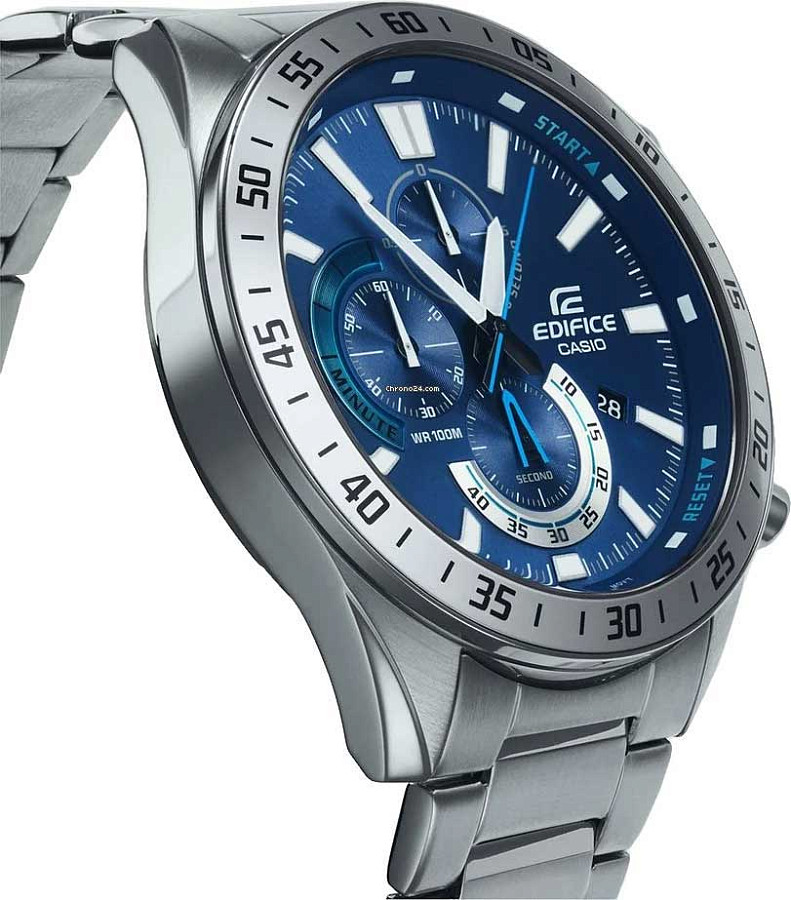 Часы Casio Edifice EFV-620D-2AVUDF (EFV-620D-2A) — металл сталь, Япония