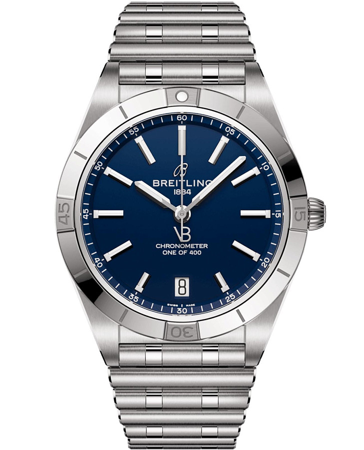 Часы Breitling Chronomat Automatic 36 Victoria Beckham A103801A1C1A1 — женские, синий