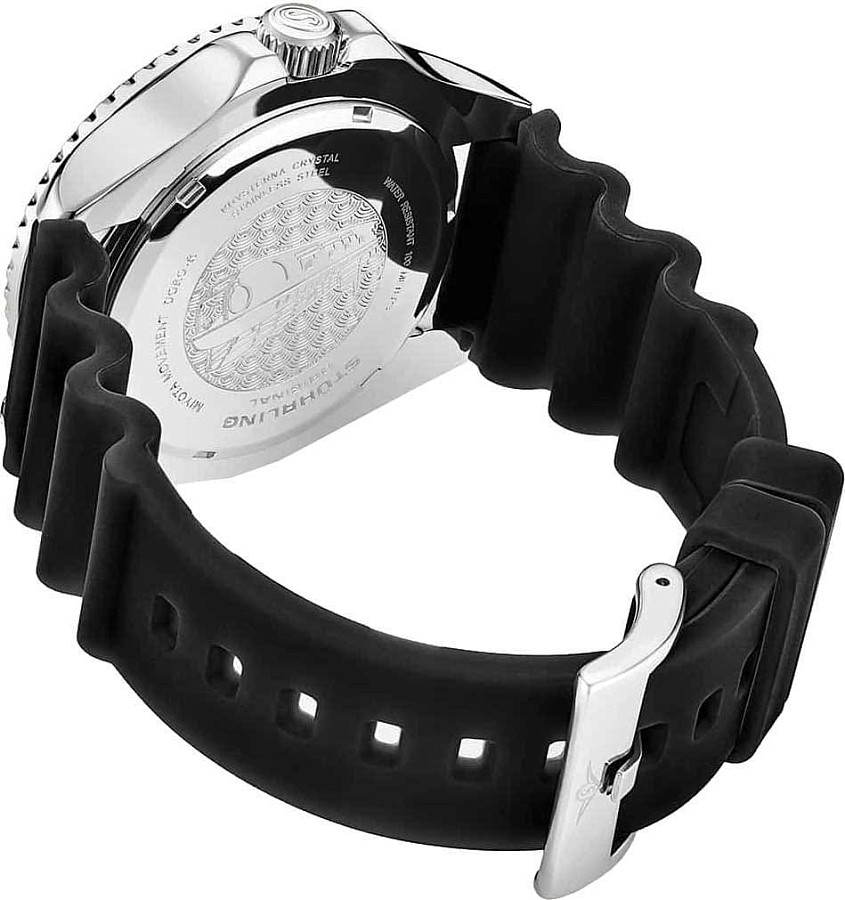 Часы Stuhrling Aquadiver 3950R.3 — сталь металл, США