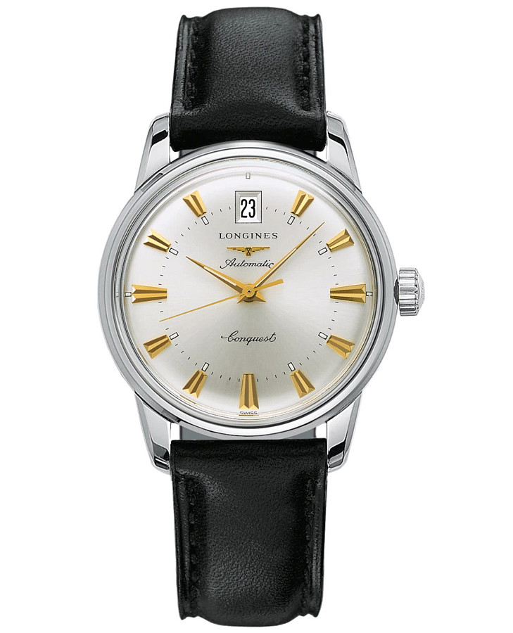 Часы Longines Heritage L1.611.4.75.2 — женские, серебристый