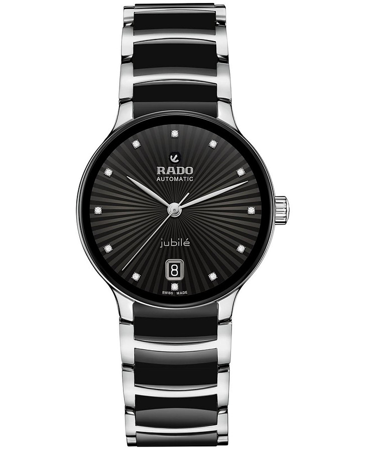 Часы Rado Centrix Automatic Diamonds R30031742 — женские, черный