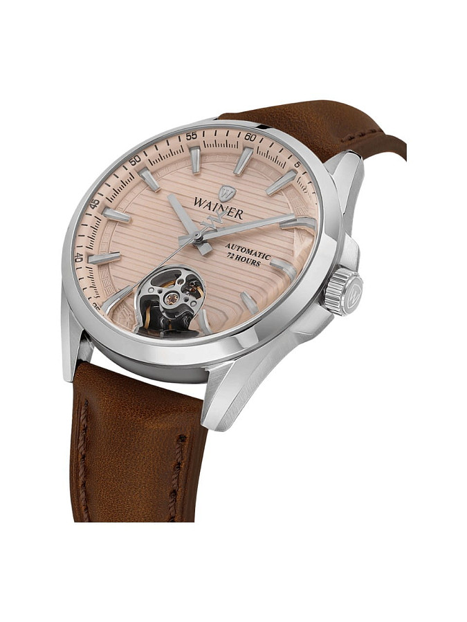 Часы Wainer Automatic WA.25400-F — механические, металл сталь