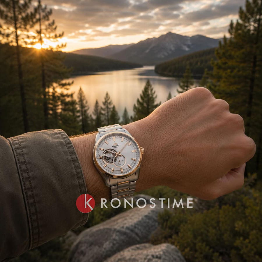 Часы Orient Contemporary RA-AR0006S (RN-AR0006S) — серебристый, металл сталь