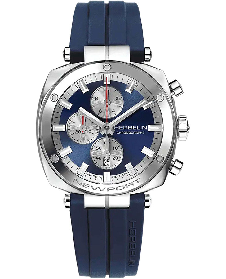 Часы Herbelin Newport Heritage 35664AP25CB — мужские, синий
