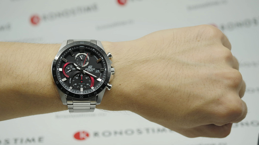 Часы Casio Edifice EFR-571DB-1A1VUDF (EFR-571DB-1A1) — черный, металл сталь