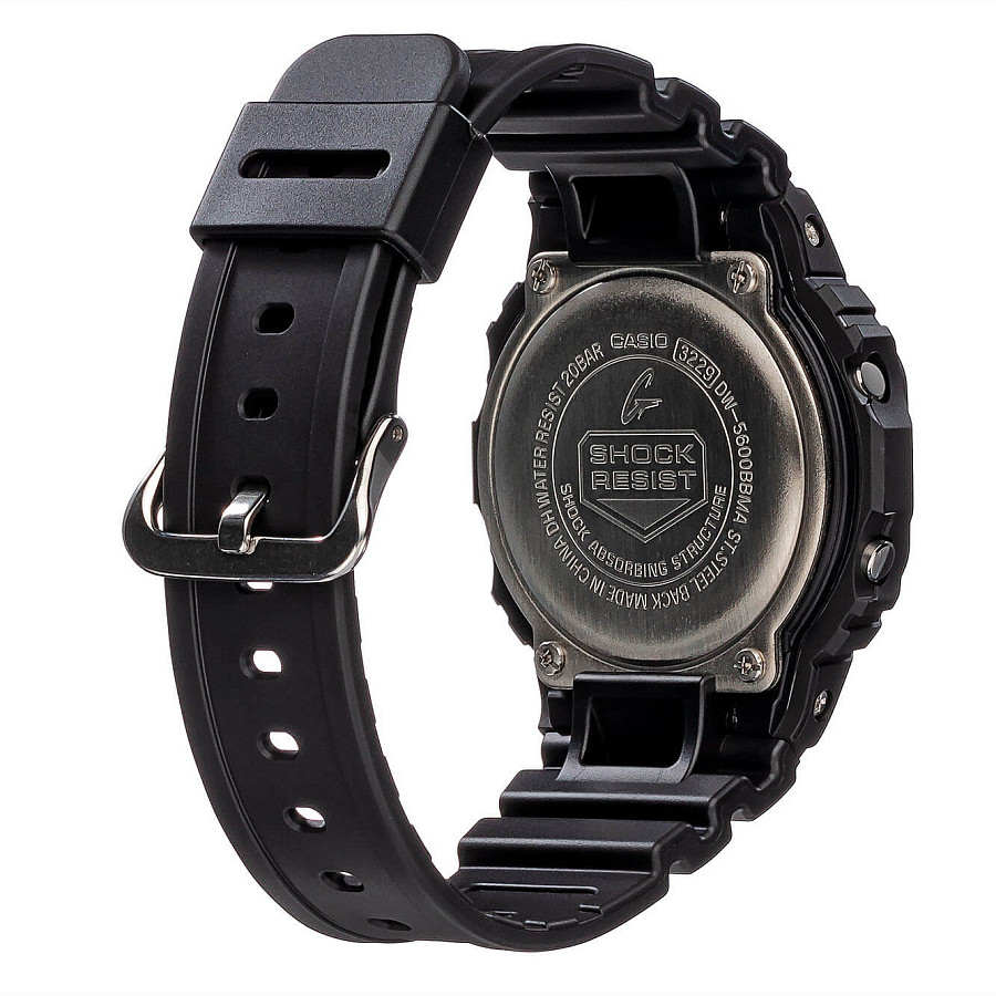 Часы Casio G-Shock DW-5600BBMA-1 — пластик, мужские
