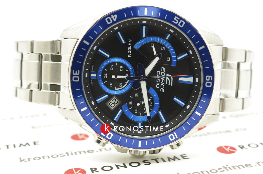 Часы Casio Edifice EFR-552D-1A2VUDF (EFR-552D-1A2) — нержавеющая сталь, мужские