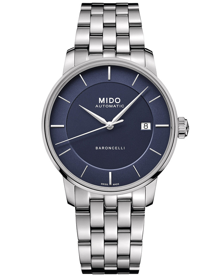 Часы Mido Baroncelli Signature M037.407.11.041.00 — мужские, синий