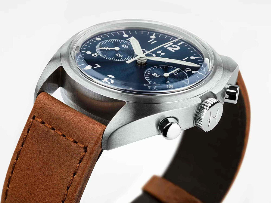 Часы Hamilton Khaki Aviation Pilot Pioneer Mechanical Chronograph 40mm H76409540 — металл, Швейцария