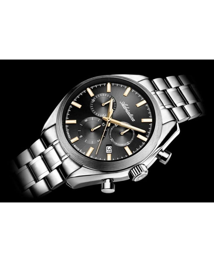 Часы Adriatica A8350.51G6CH — нержавеющая сталь, мужские