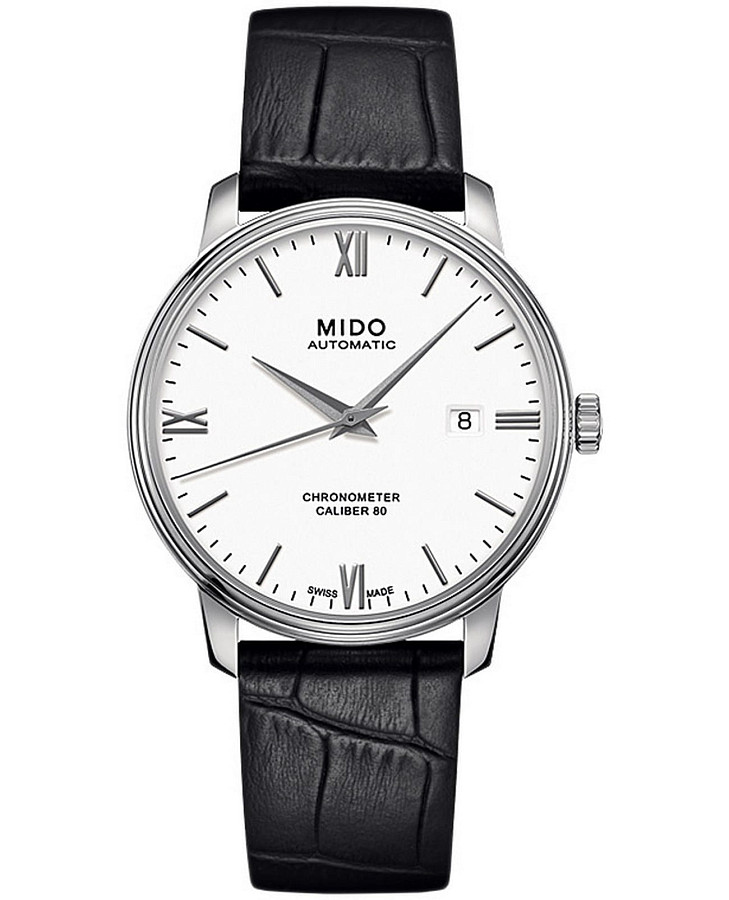 Часы Mido Baroncelli M027.408.16.018.00 — мужские, белый