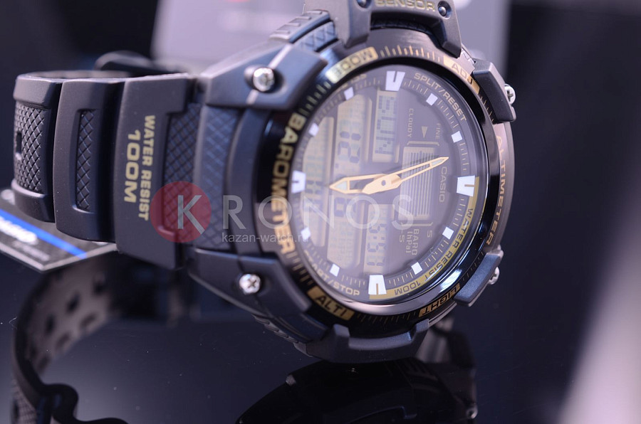 Часы Casio Collection SGW-400H-1B2 — алюминий металл, Япония