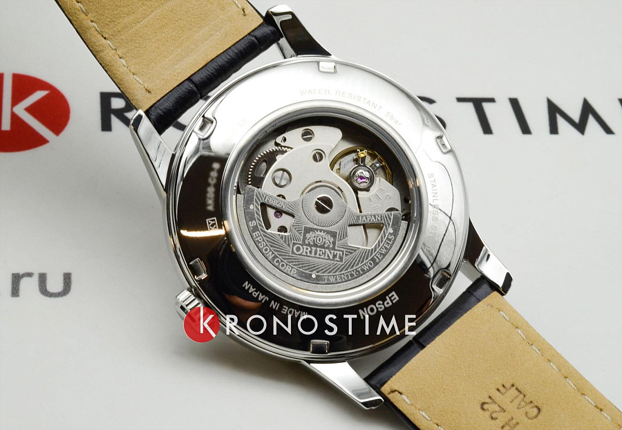 Часы Orient Sun and Moon RA-AK0005J (RN-AK0005J) — мужские, кожаный