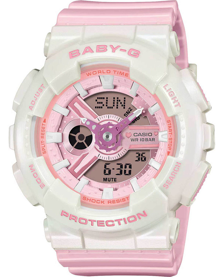 Часы Casio Baby-G BA-110PD-4A — женские, розовый