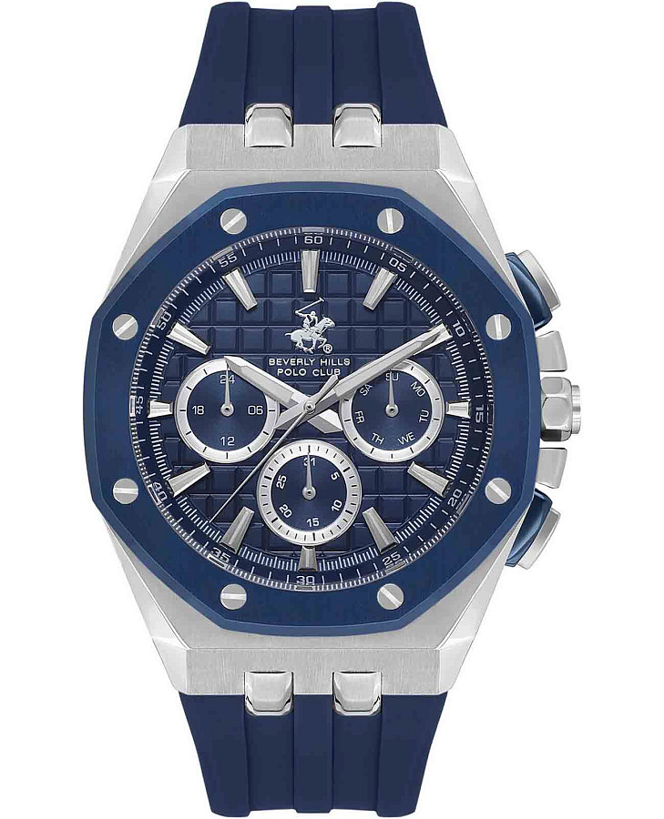 Часы Beverly Hills Polo Club Quartz BP3624X.399 — мужские, синий