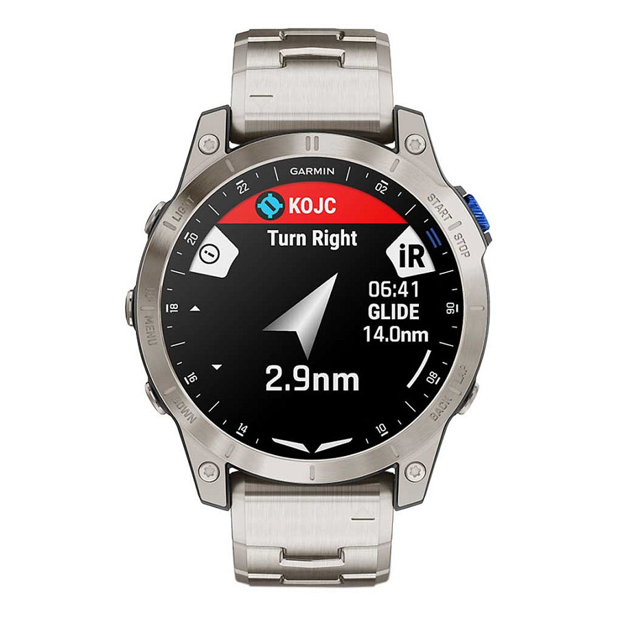 Часы Garmin D2 Mach 1 010-02582-51 — мужские, титановый