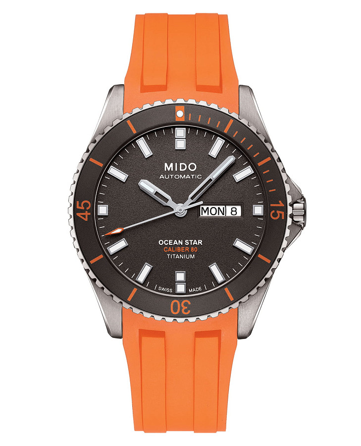 Часы Mido Ocean Star 200 M026.430.47.061.00 — мужские, антрацитовый