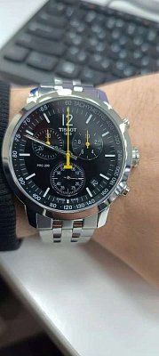 Фото покупателя: Швейцарские наручные часы Tissot PRC 200 Chronograph T114.417.11.057.00 с хронографом