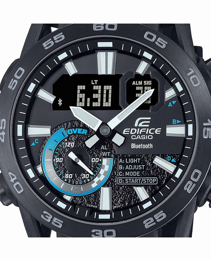 Часы Casio Edifice ECB-40PB-1ADF (ECB-40PB-1A) — металл сталь, Япония