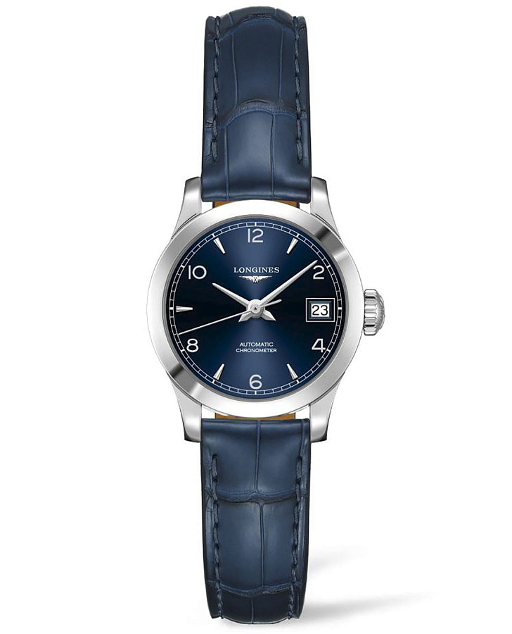 Часы Longines Record Collection L2.320.4.96.4 — женские, синий