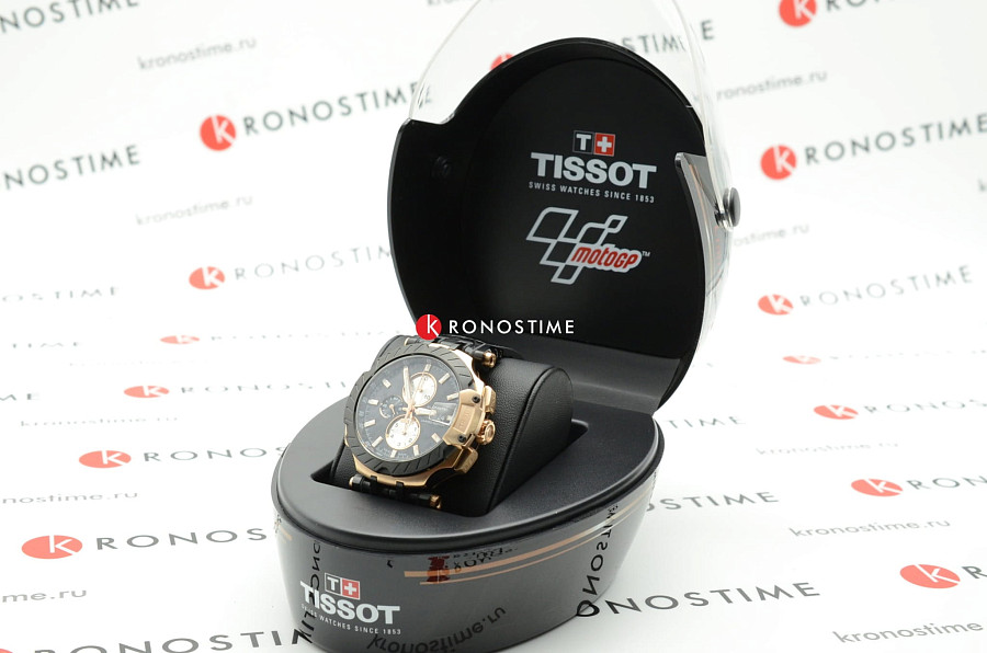 Часы Tissot T-Race Motogp Automatic Chronograph T115.427.37.051.00 — мужские, каучук