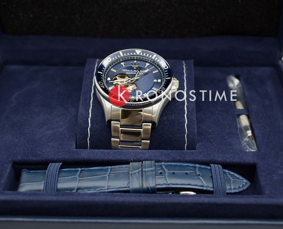 Часы Maserati Sfida R8823140007 — синий, металл сталь