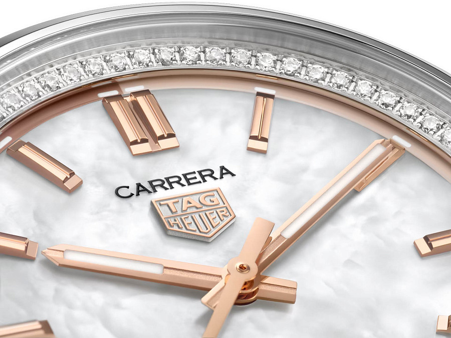 Часы TAG Heuer Carrera Date WBN2351.BD0000 — механические, золото сталь