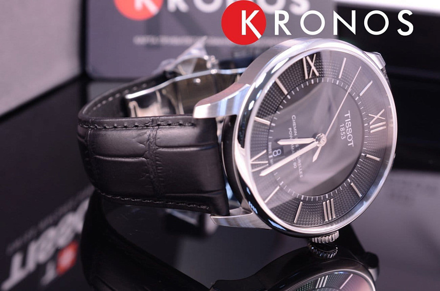 Часы Tissot Chemin des Tourelles Powermatic 80 T099.407.16.058.00 — мужские, черный
