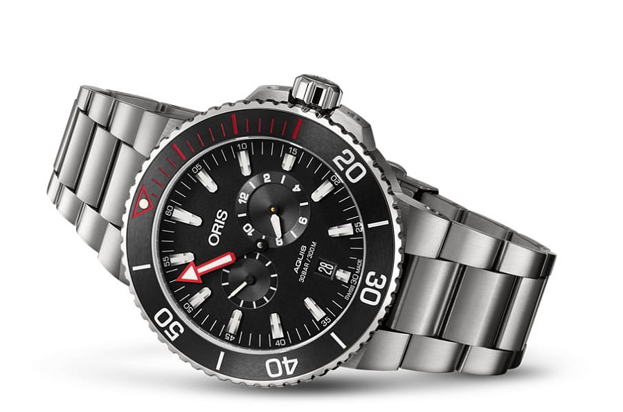 Часы Oris Aquis 01 749 7734 7154-Set — механические, титан