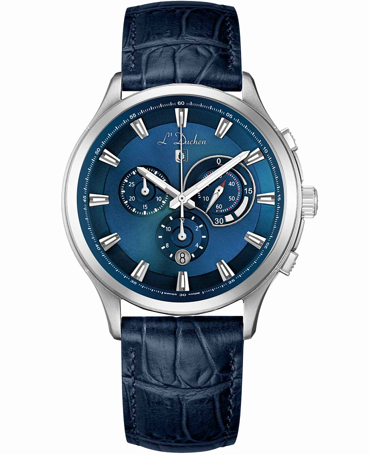 Часы L'Duchen Pilotage D 742.13.47 — мужские, синий